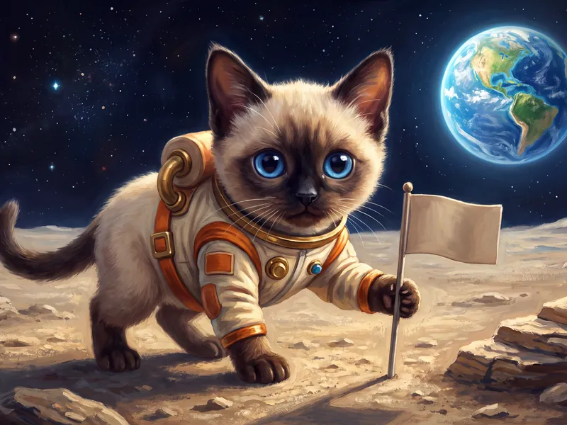 Blue-Eyed Moonwalker