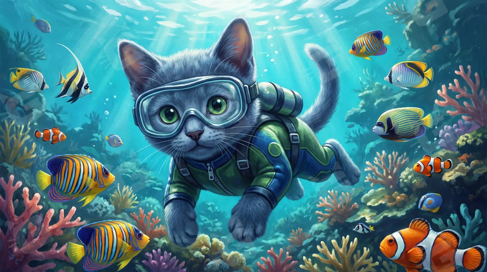 Blue Fin Blue Cat