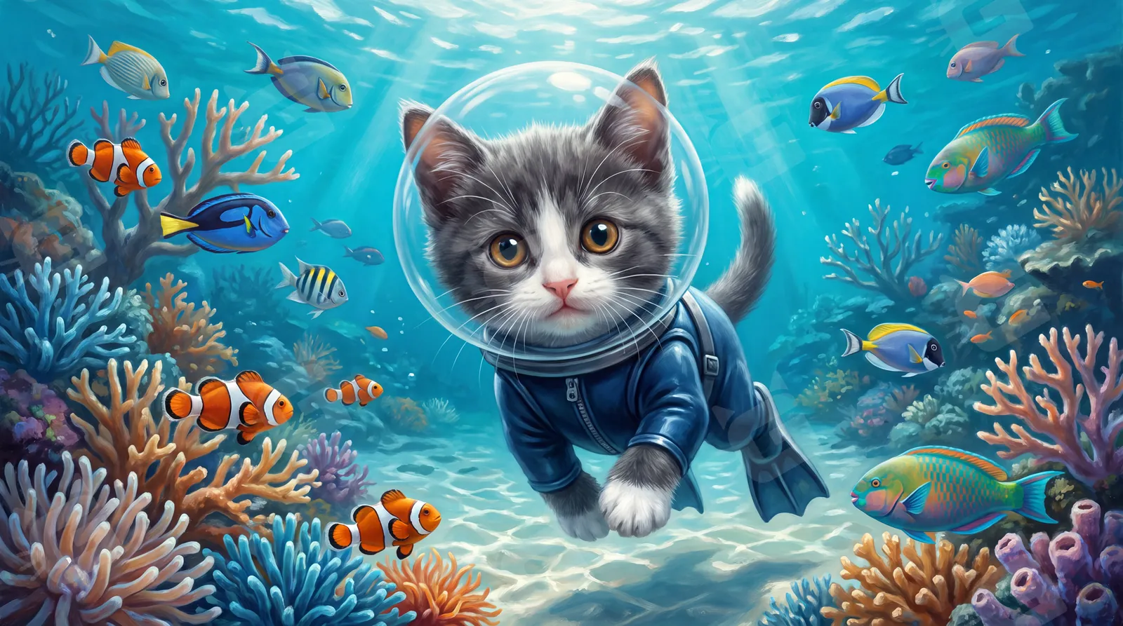 Flipper-Footed Fancy Cat