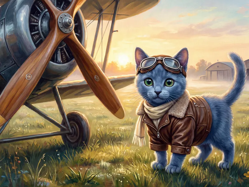 Blue Baron of the Biplane