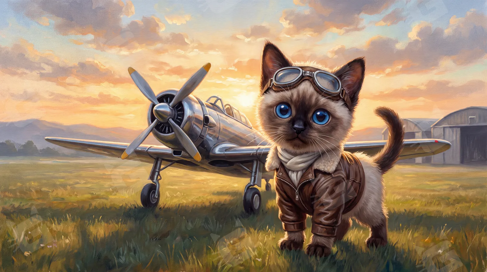 Blue-Eyed Biplane Bandit