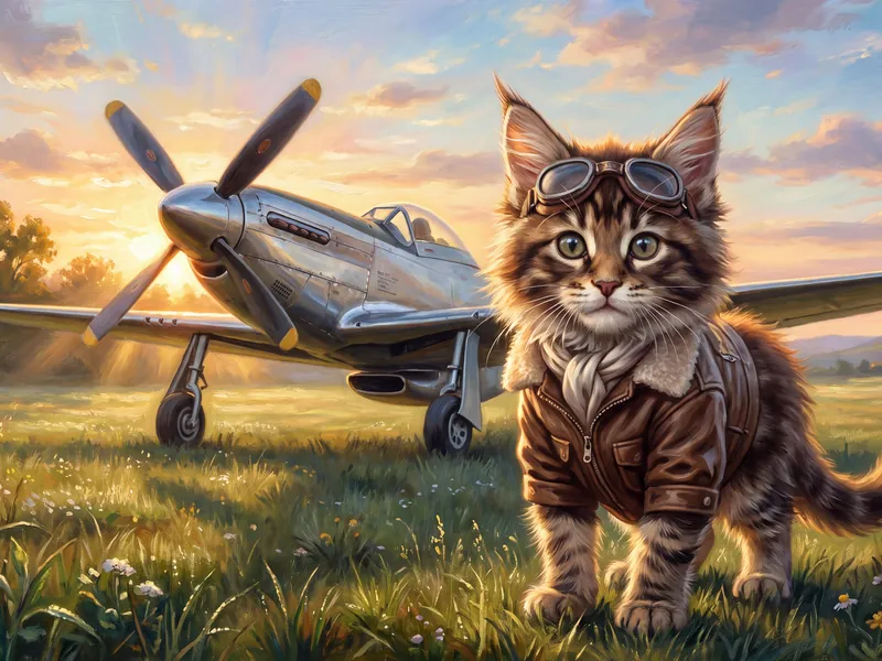 Sergeant Whiskers Takes the Skies
