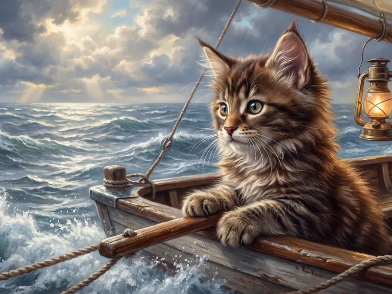 Shaggy Seadog Setting Sail