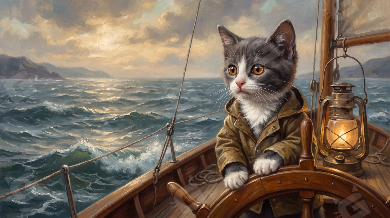 Salty Paws in Gray