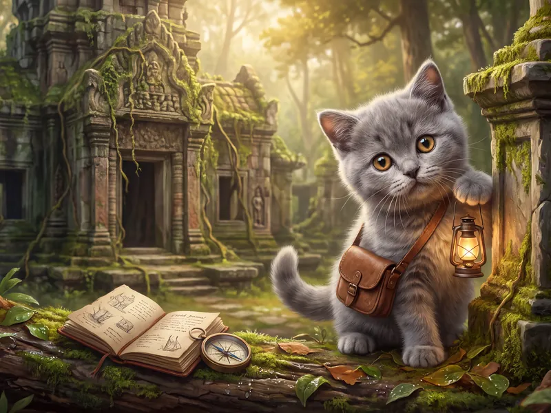 Sir Purrcival the Explorer