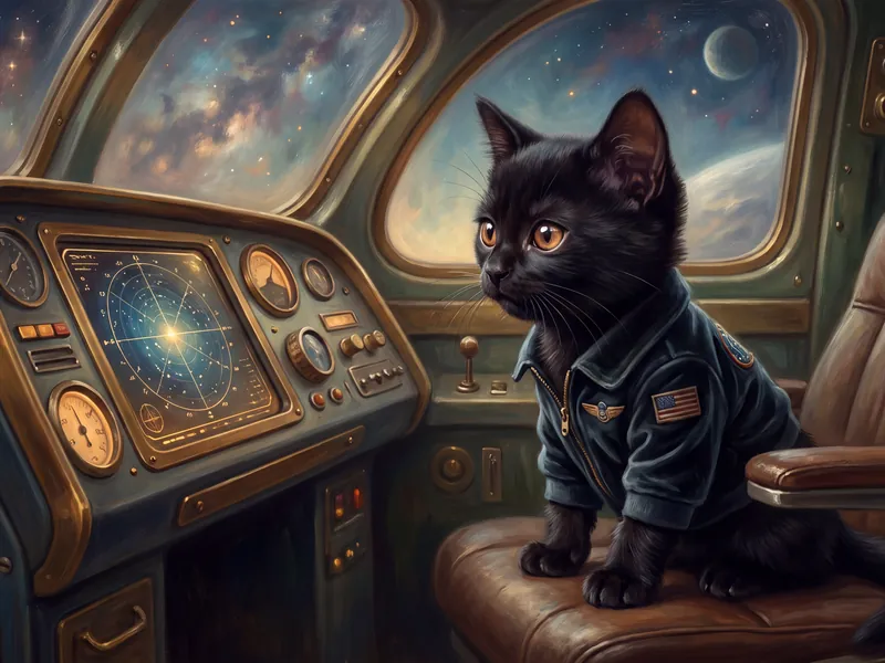 Captain Blackout Astro-Cat