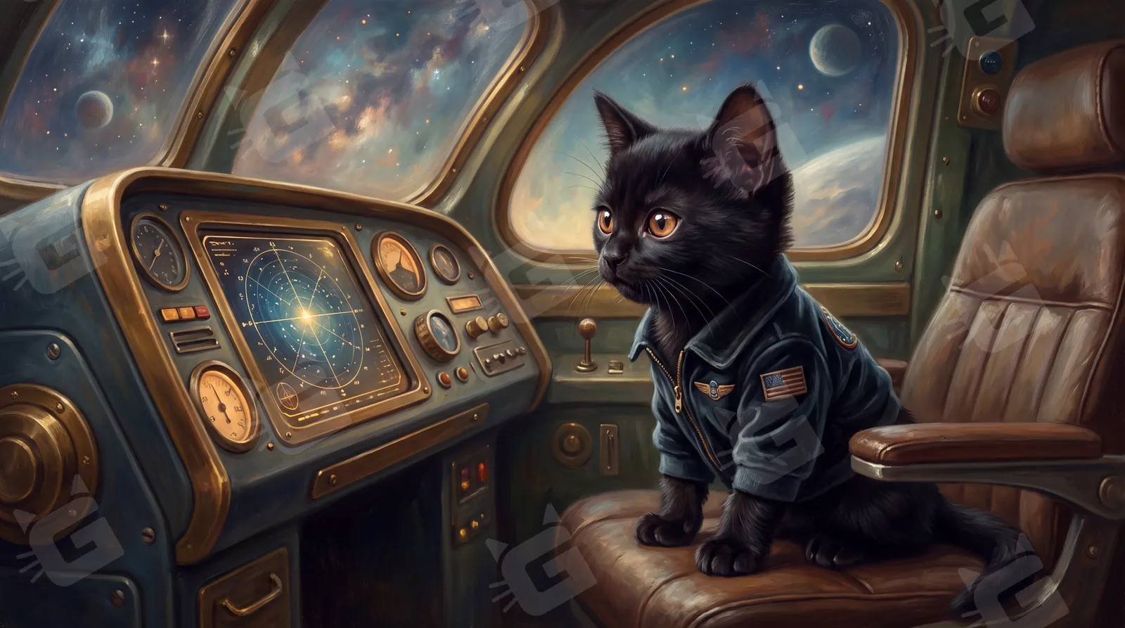 Captain Blackout Astro-Cat