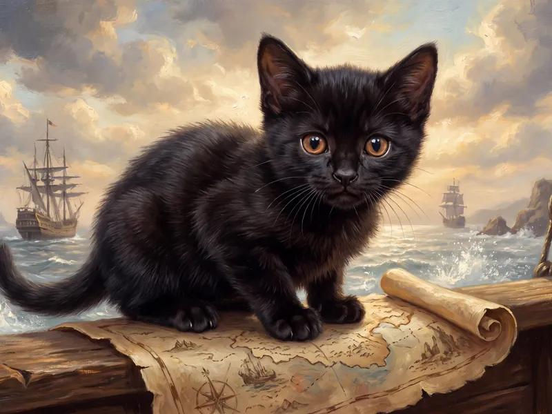 Blackbeard Whiskers Plots the Deep