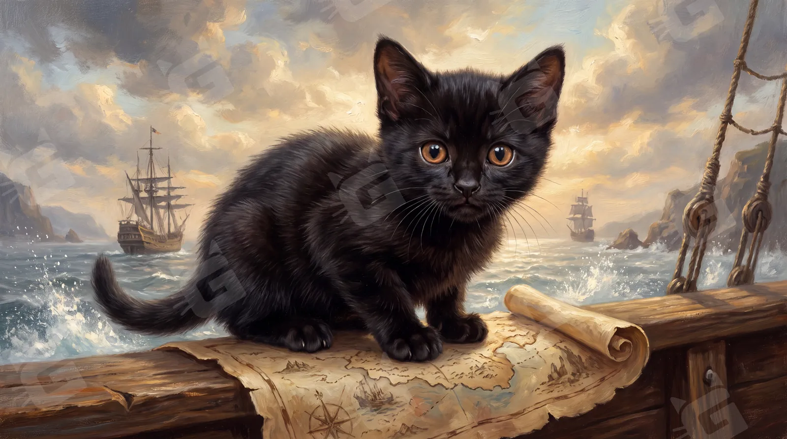 Blackbeard Whiskers Plots the Deep