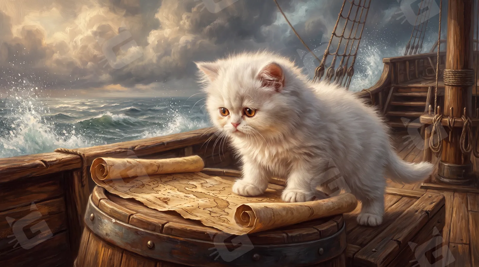 Snowy Sailor Charts Unknown Waters