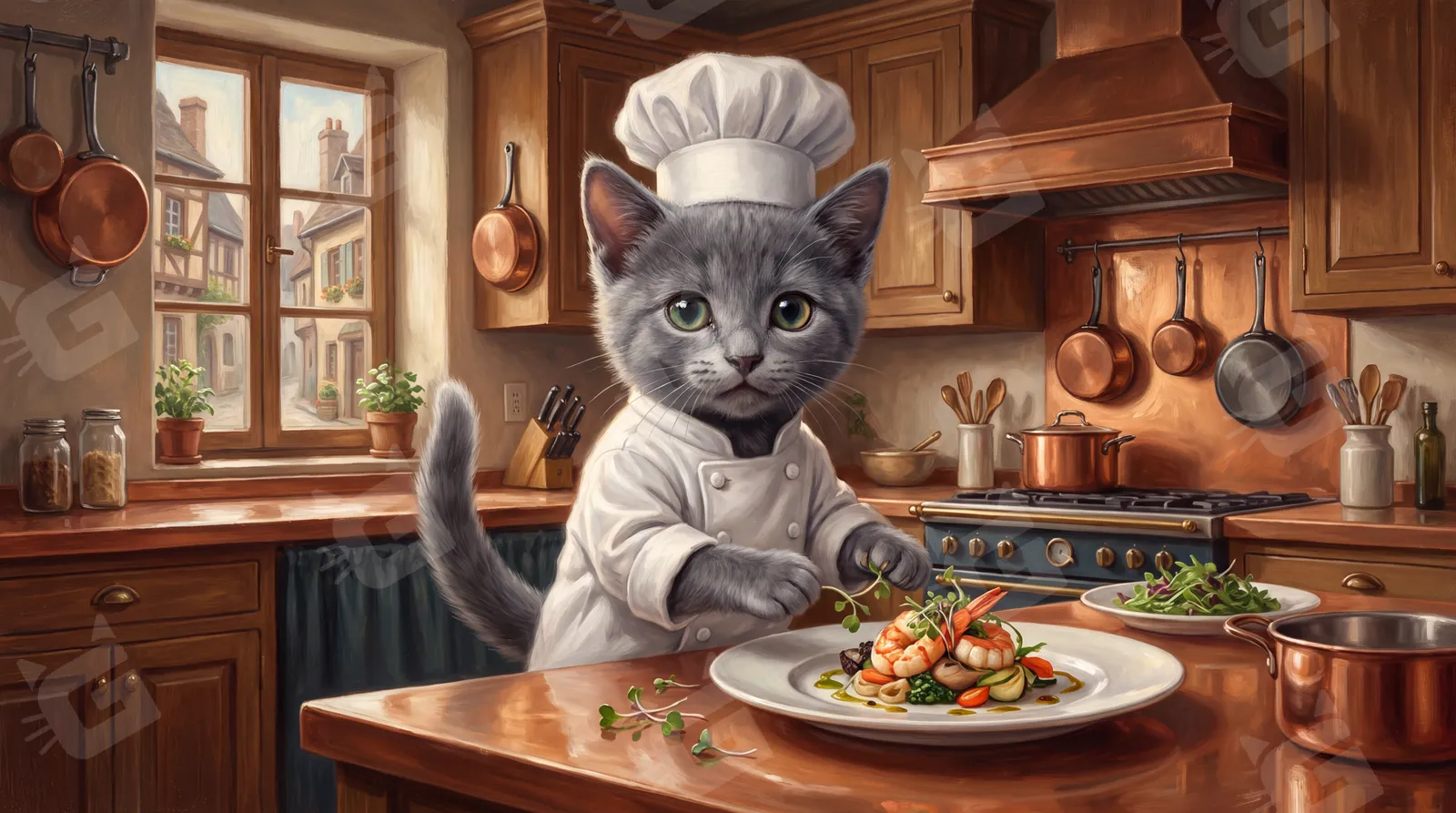 Chef Blue's Purrfect Plate