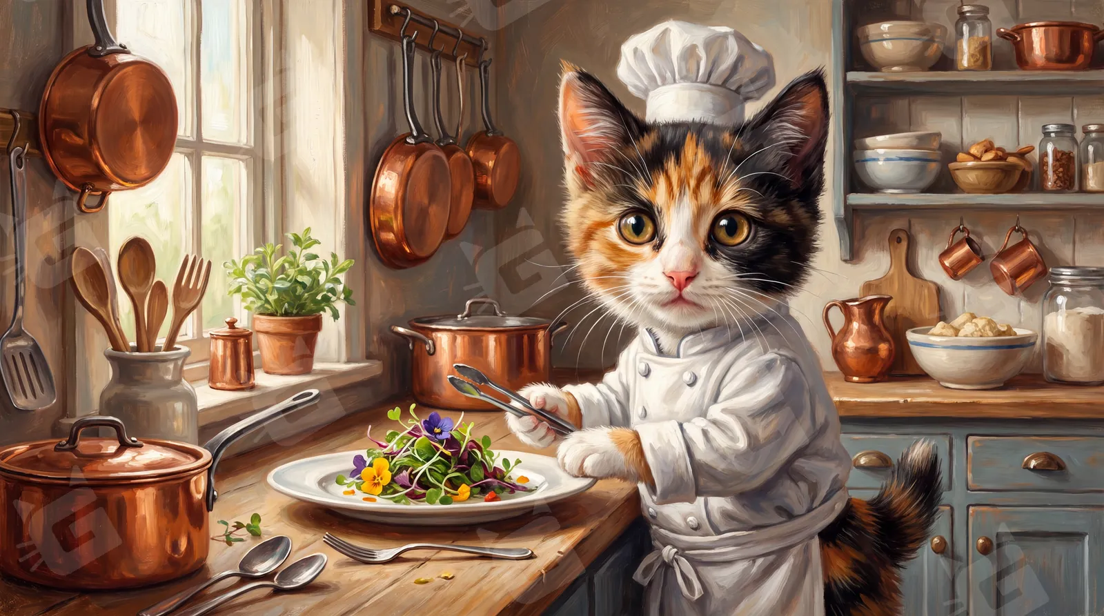 Whisk-ers the Culinary Cat