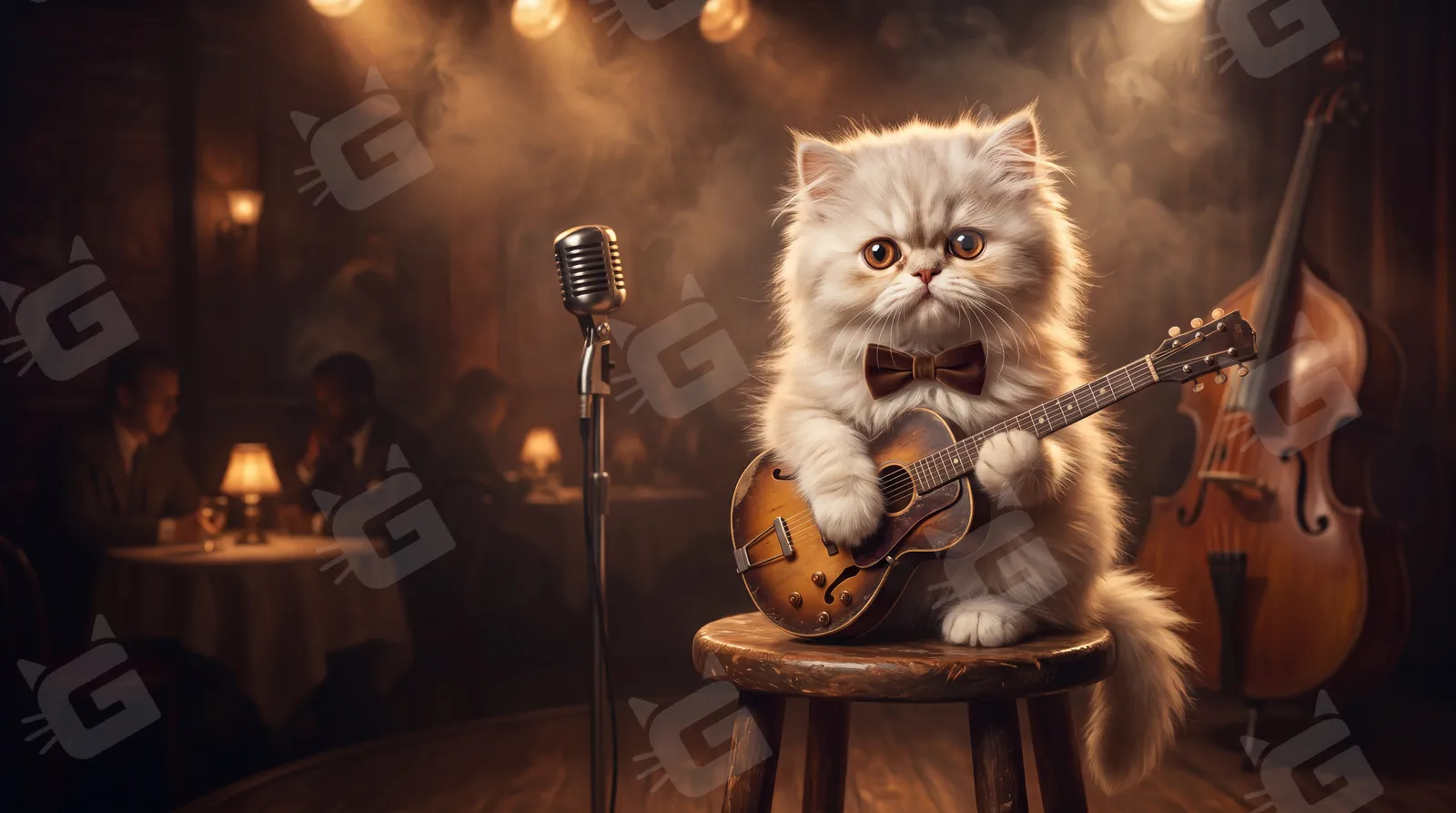 Fluffy Frets and Feline Riffs