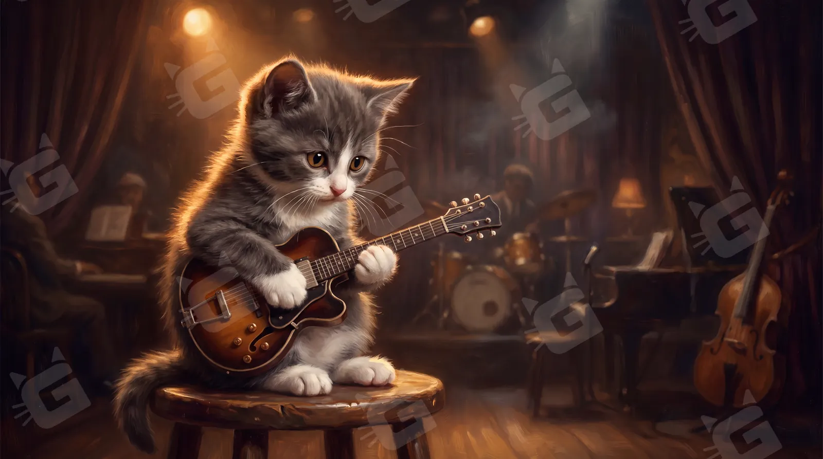 Smokey Strings Tabby