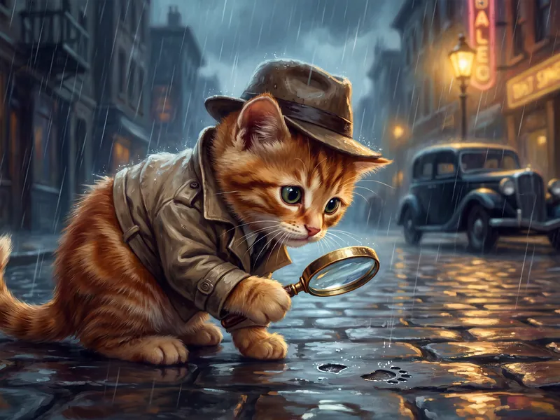 Detective Gingersnap - Paw Prints Don't Lie