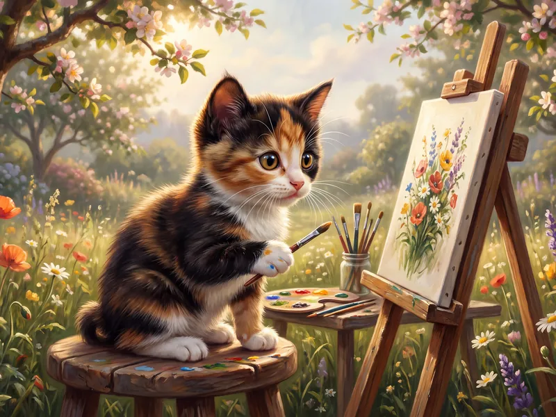 Calico Cezanne - Garden Gallery
