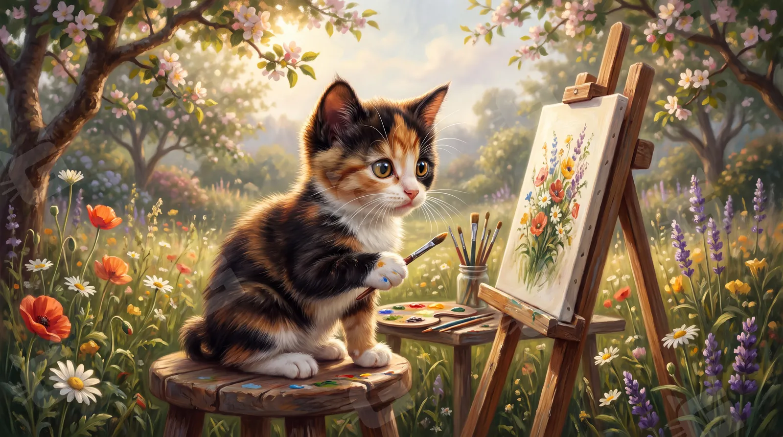 Calico Cezanne - Garden Gallery