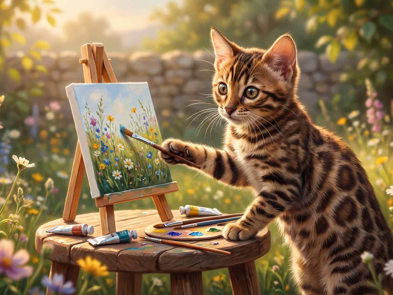Bengal Brushstrokes in the Wildflowers