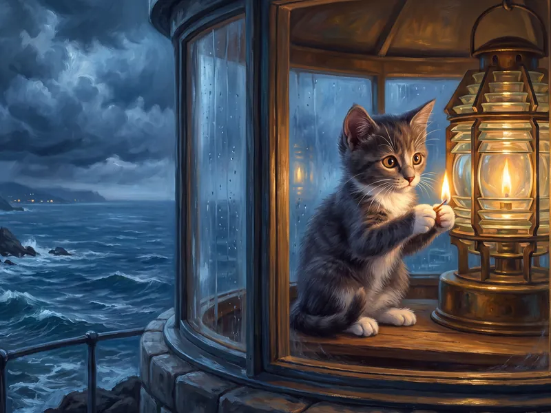 Storm Watch Tabby