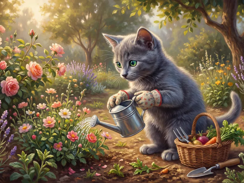 Bloomin' Blue Gardener