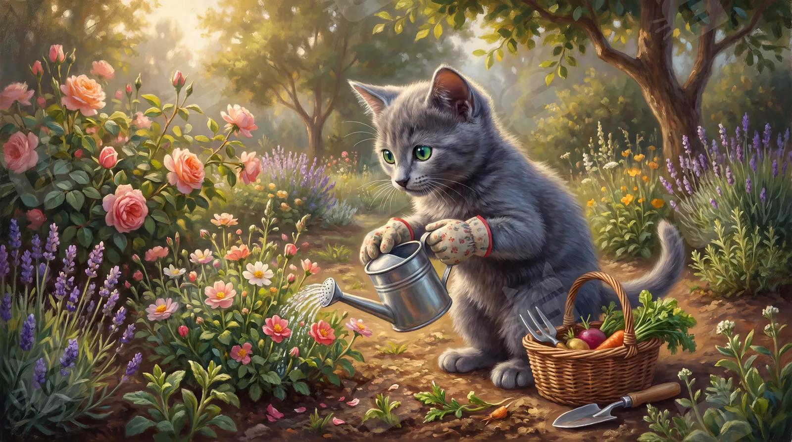 Bloomin' Blue Gardener