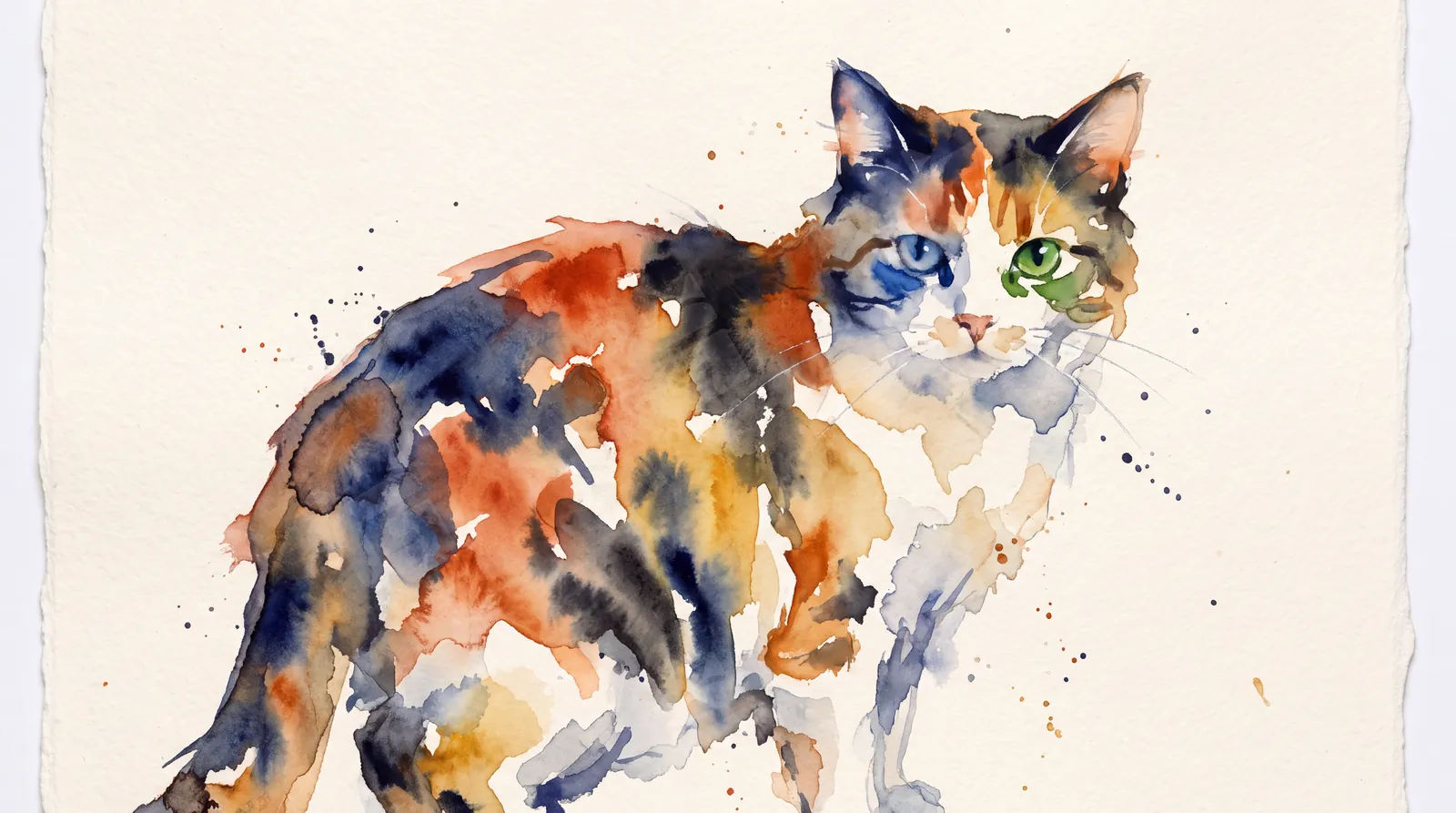 Watercolor Cat