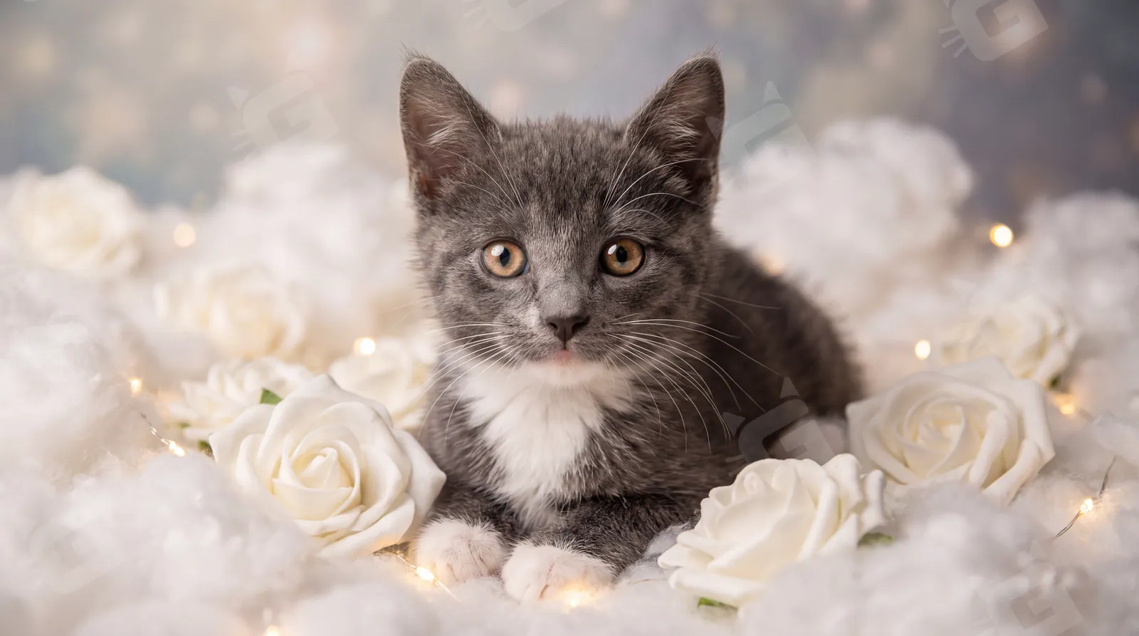 Gray Tuxedo Rose Garden