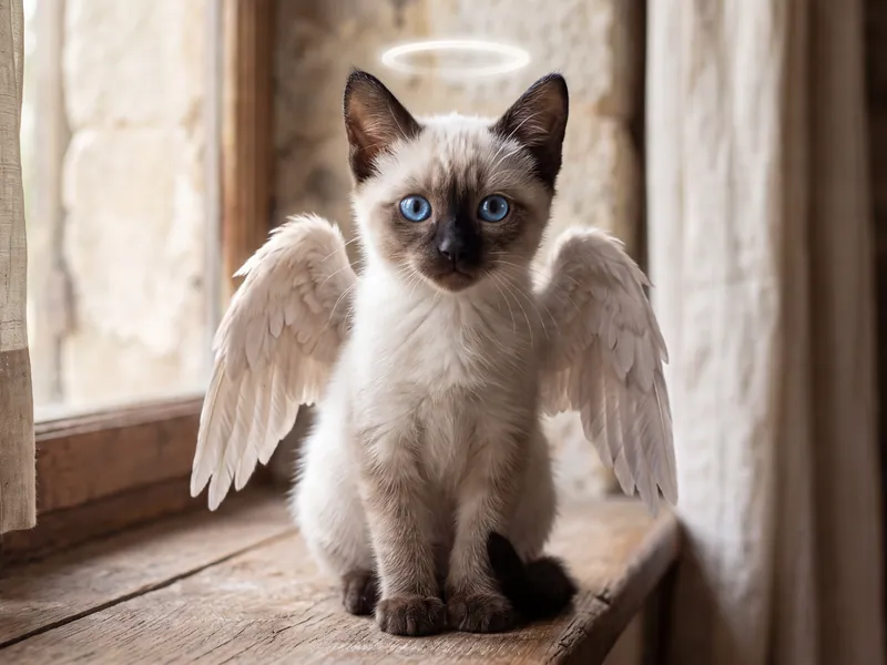 Blue-Eyed Angel's Grace