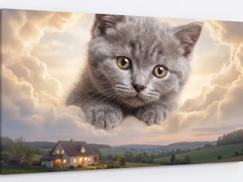 Silver Skies Canvas Keepsake