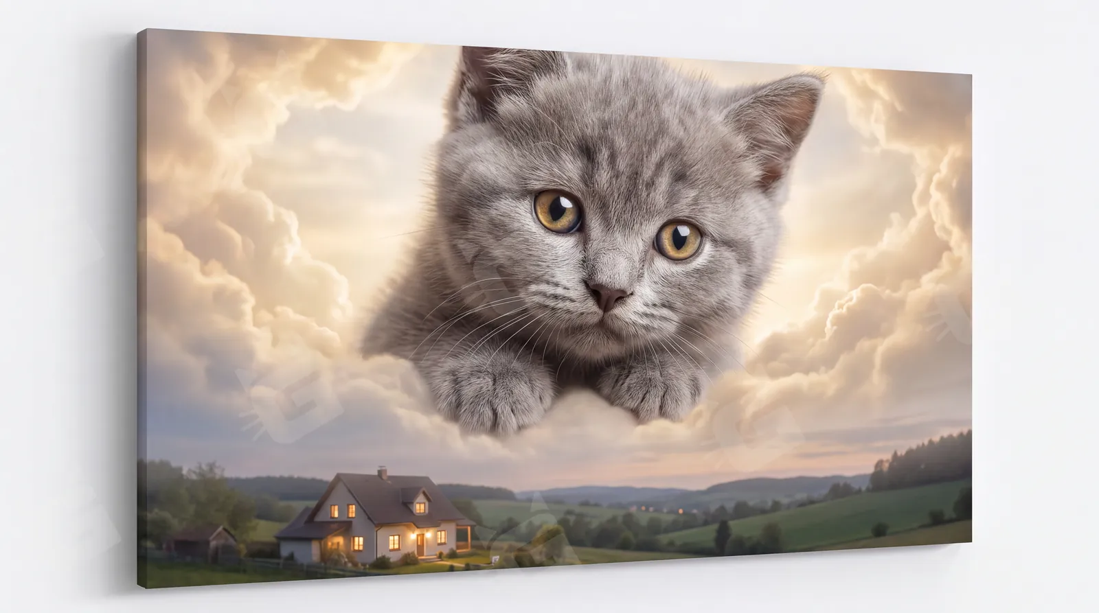 Silver Skies Canvas Keepsake