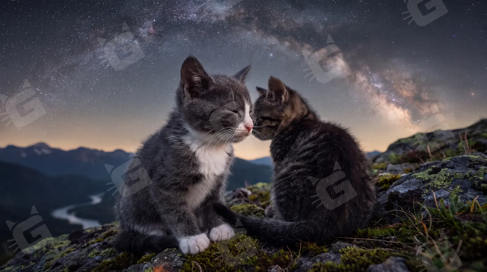Grey Tabby Twins, Mountain Vigil