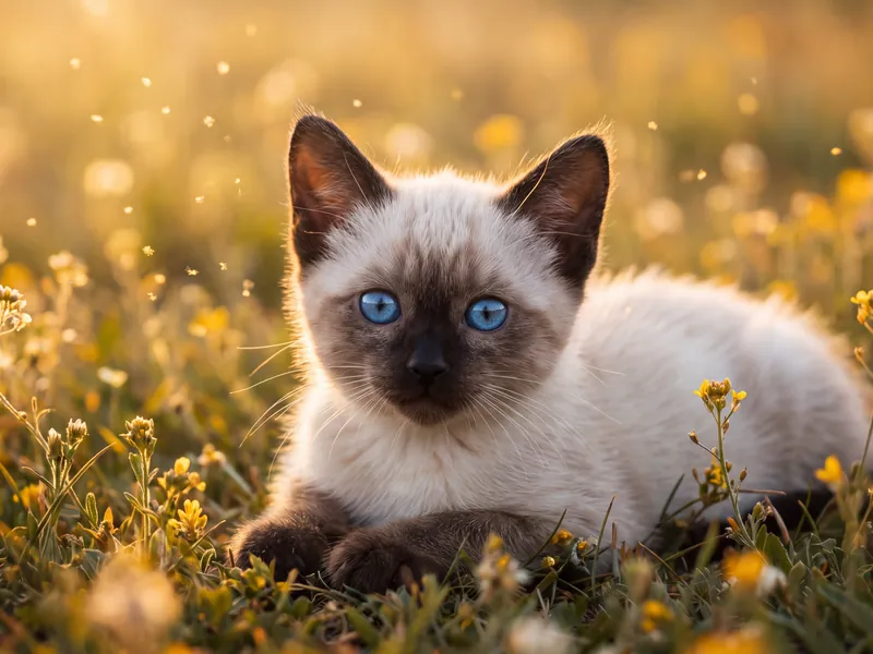 Sapphire-Eyed Meadow Dream