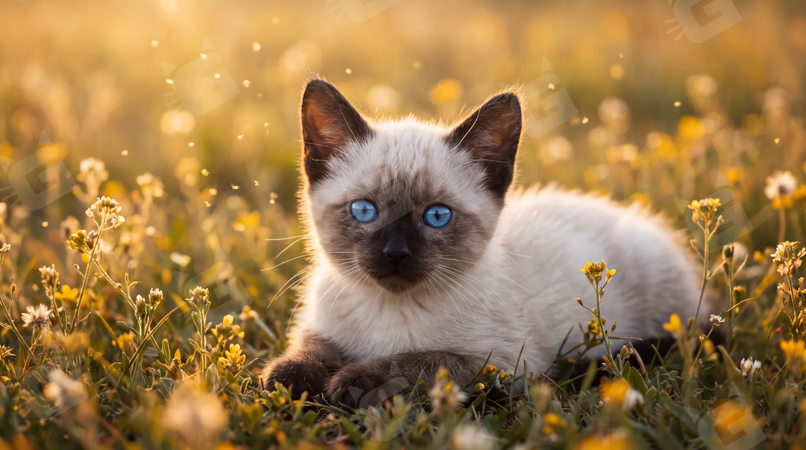 Sapphire-Eyed Meadow Dream