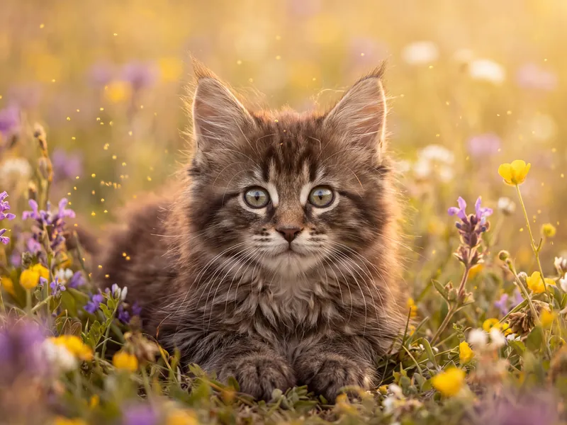 Woodland Whiskers at Golden Hour