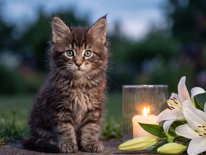 Maine Coon Twilight Remembrance