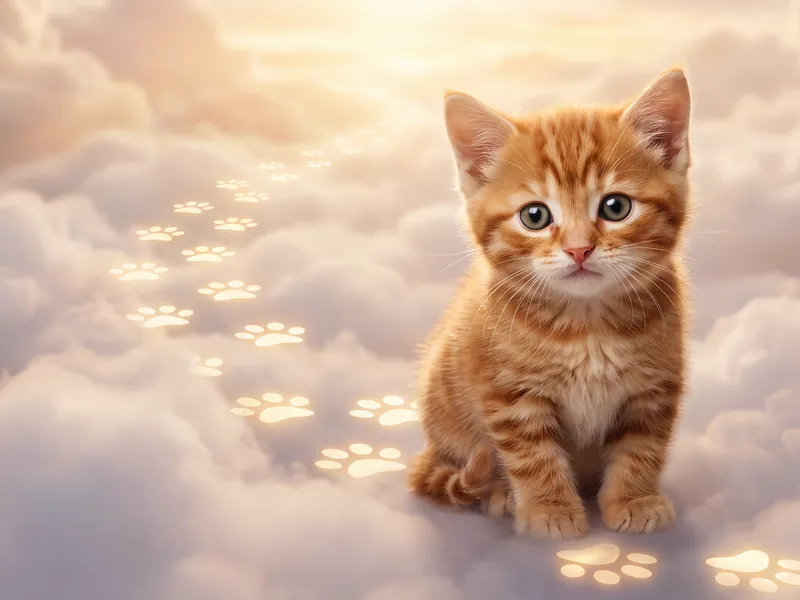 Ginger Tabby's Journey to the Light