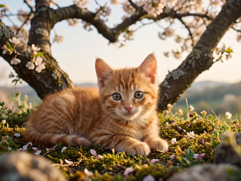 Ginger Kitten, Blossom Heart