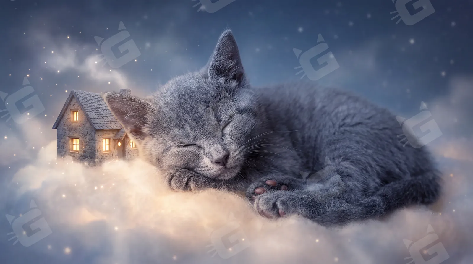 Little Blue Angel's Cloud Cottage