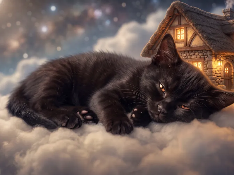 Moonlit Vigil at the Forever Home