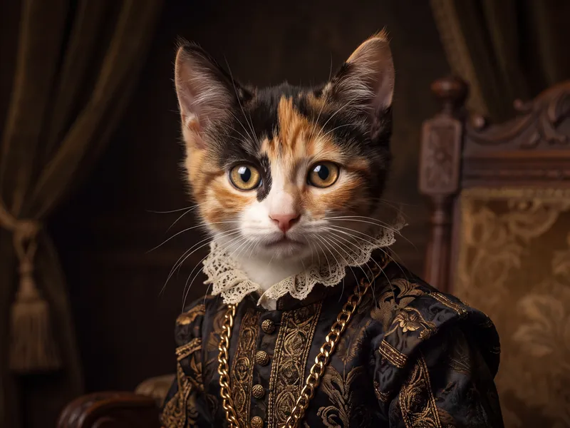 Lady of Three Pigments