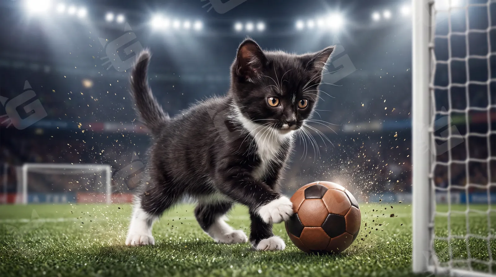 Golden Boot Kitten