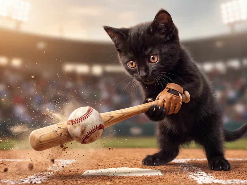 Grand Slam Slugger Cat