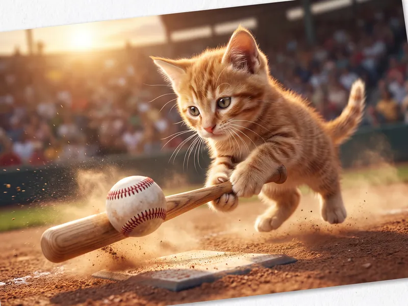 Curveball Kitten