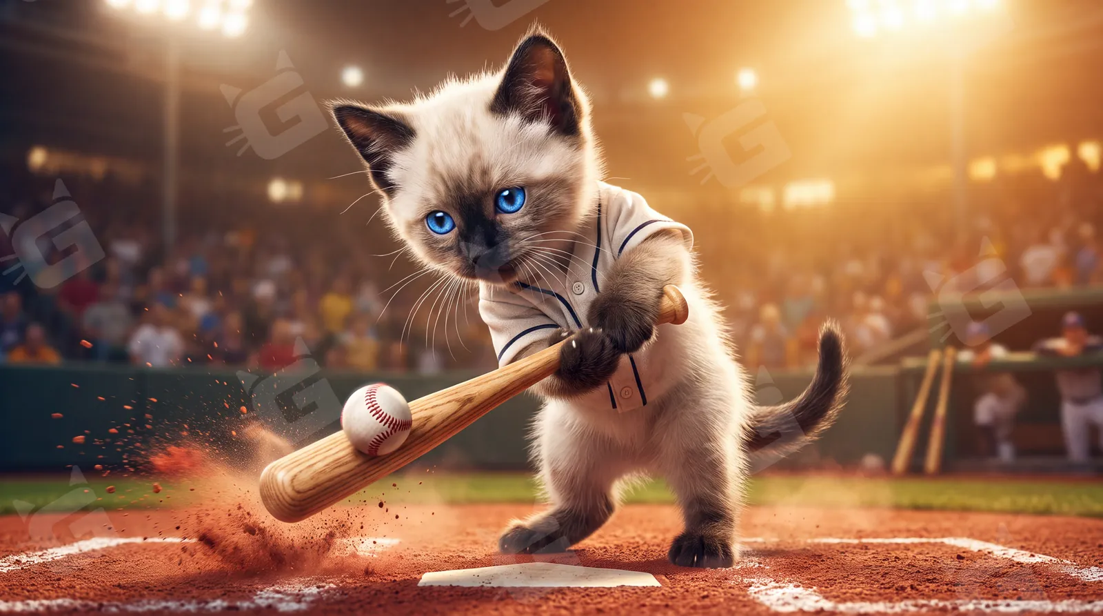 Batter Up Tabby