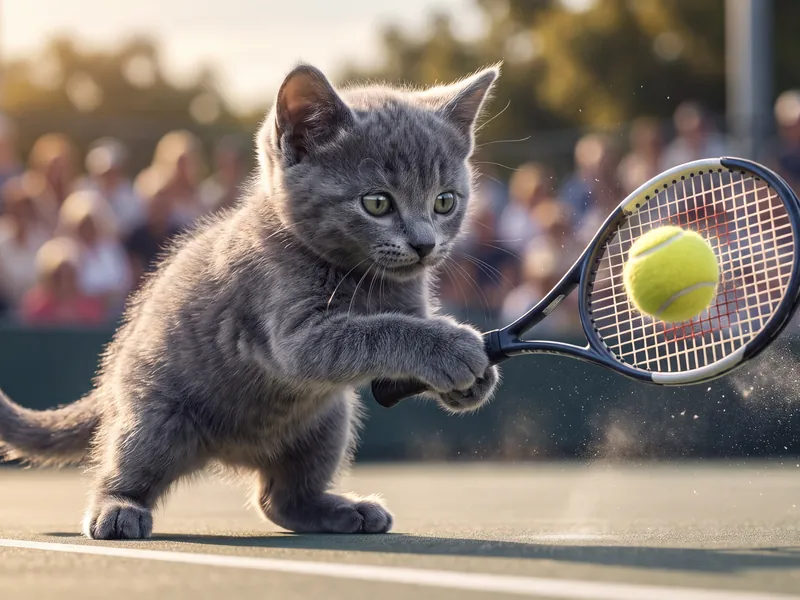 Center Court Kitten