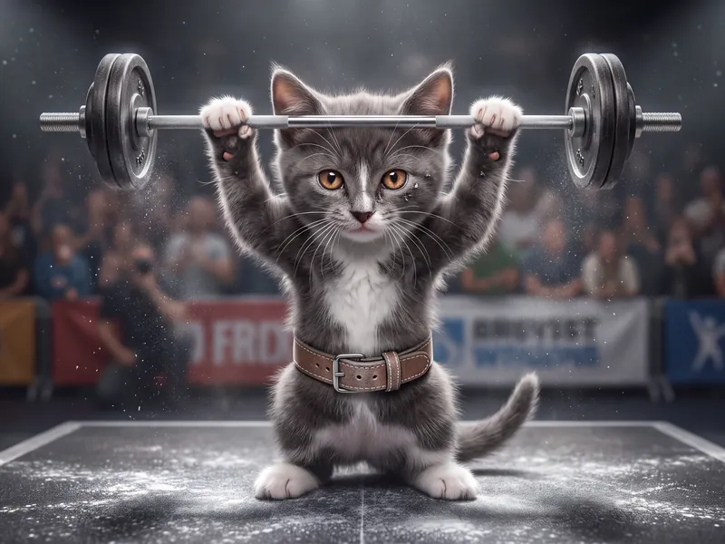 Clean and Jerk Kitten