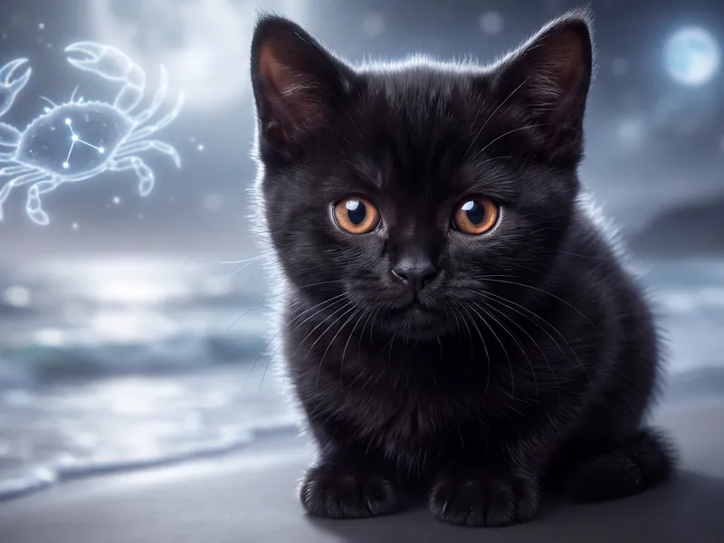 Moonlit Crab: Cancer in Midnight Fur