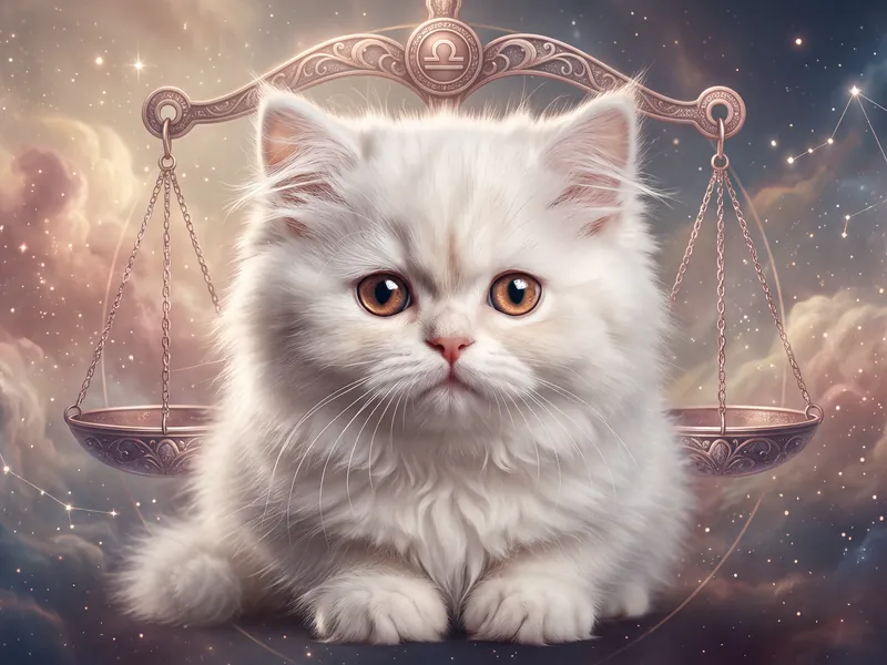 Fluffy Libra: Elegance on Both Sides
