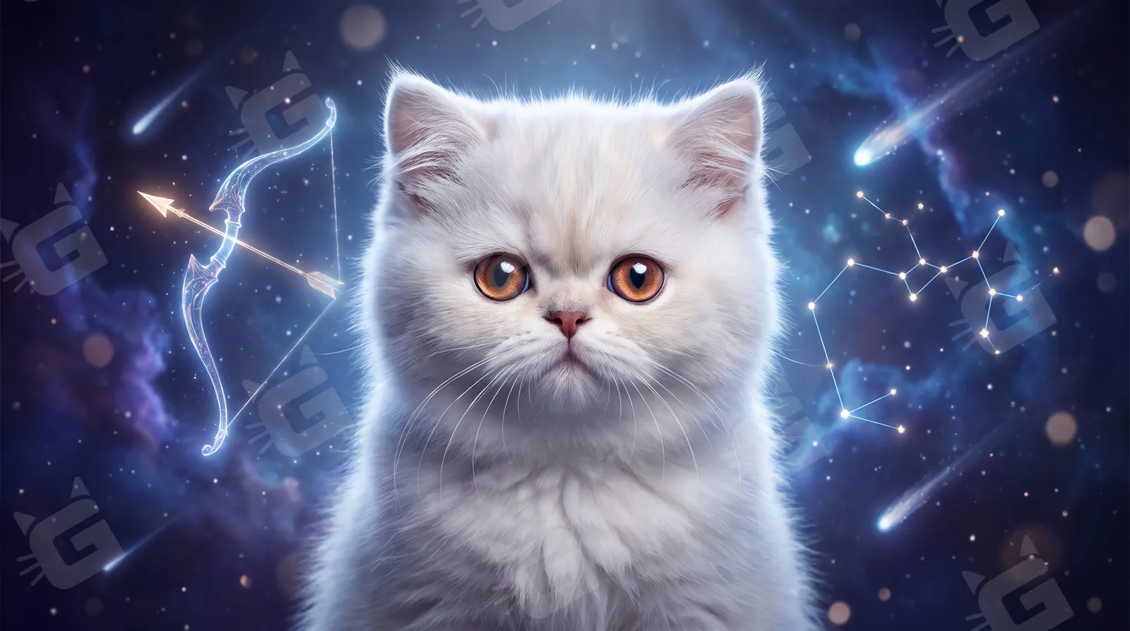 Fluffy Archer: Sagittarius Takes Aim