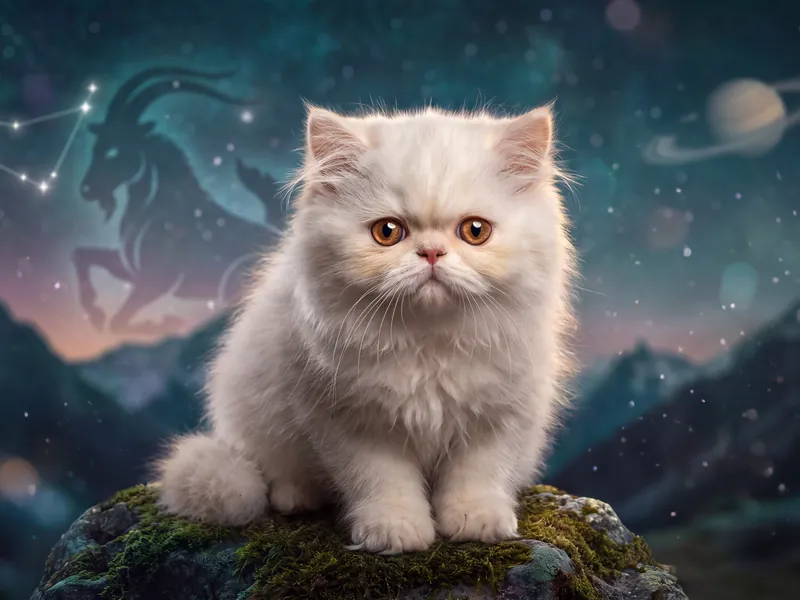 Fluffy Capricorn: Fancy but Fierce